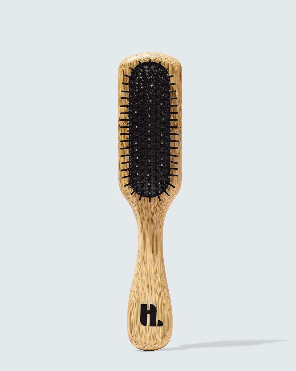 Hairlust Bamboo Styling Brush – smal bambusbørste for daglig styling og greing