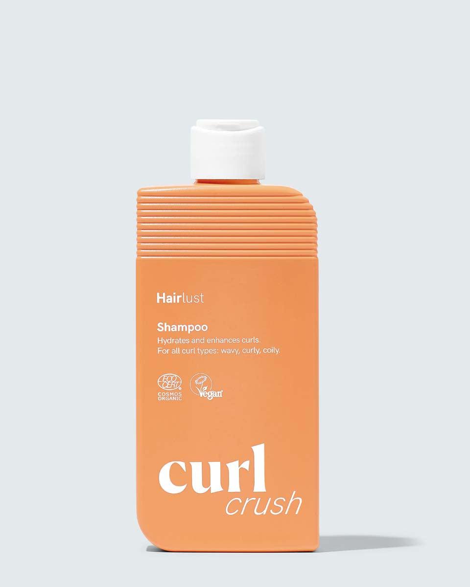 Hairlust Curl Crush Shampoo flaske for krøllete hår