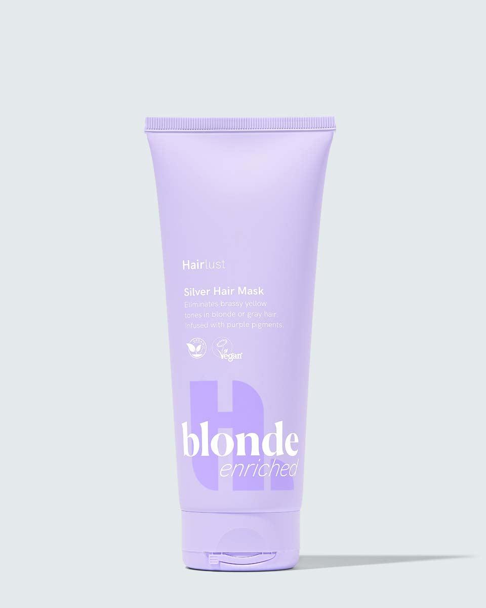 Hairlust Enriched Blonde Silver Hair Mask – tonende hårmaske for blondt hår