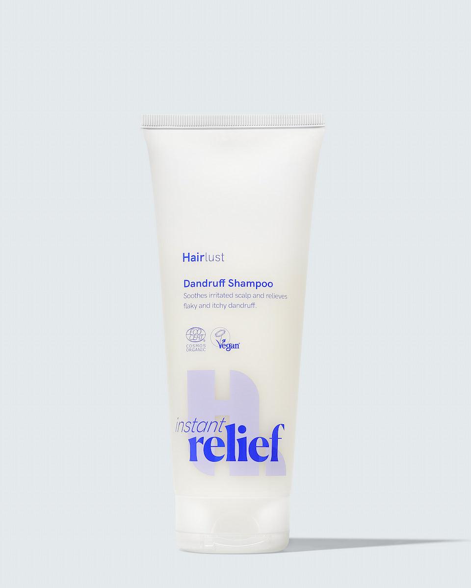 Hairlust Instant Relief Dandruff Shampoo med dermosoft decalact MB mot ubalanse i hodebunnen