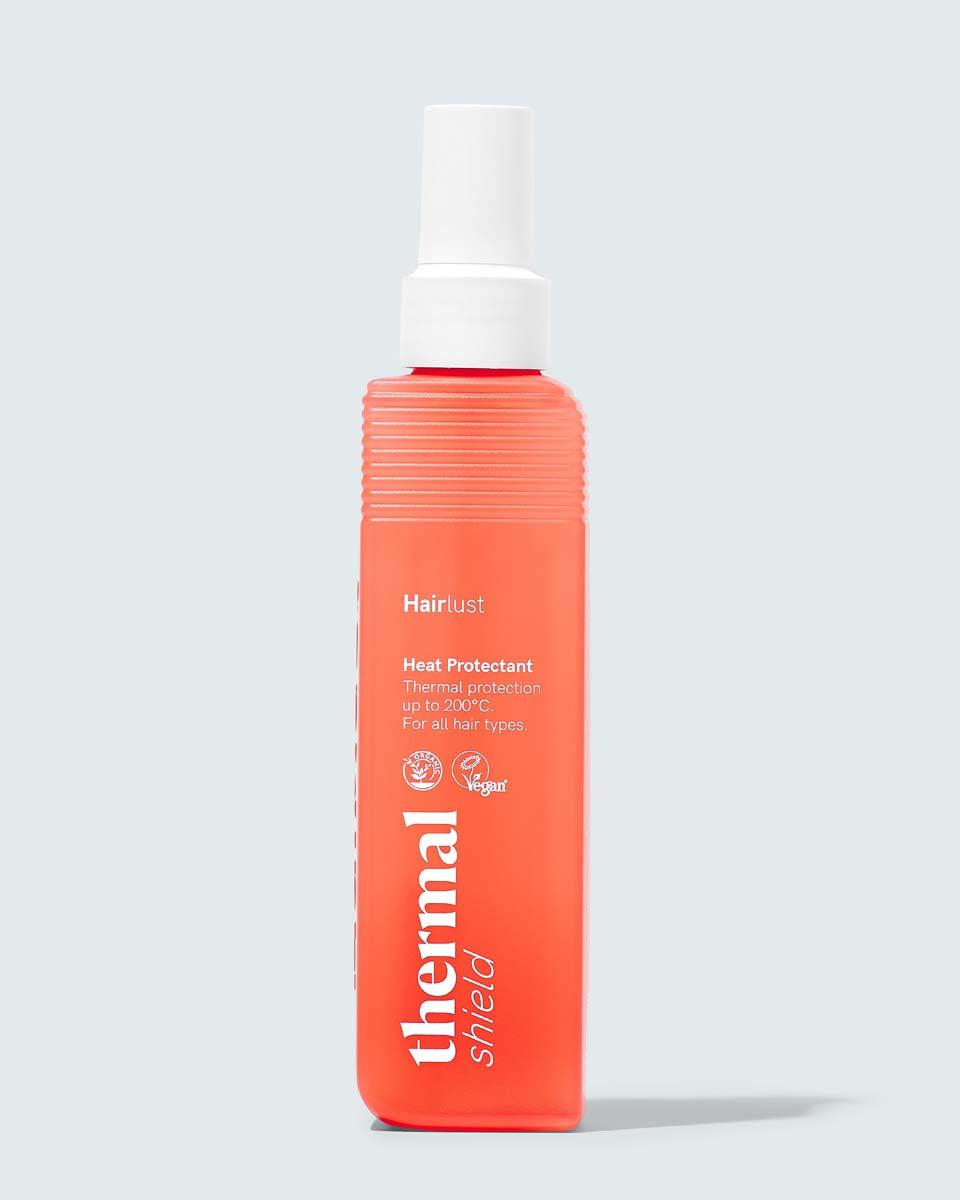 Hairlust Thermal Shield Heat Protectant spray flaske