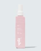Hairlust Split Fix Leave-in Conditioner i lilla og hvit pumpeflaske