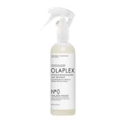 Olaplex No.0 Intensive Bond Building Treatment i hvit flaske med pumpe
