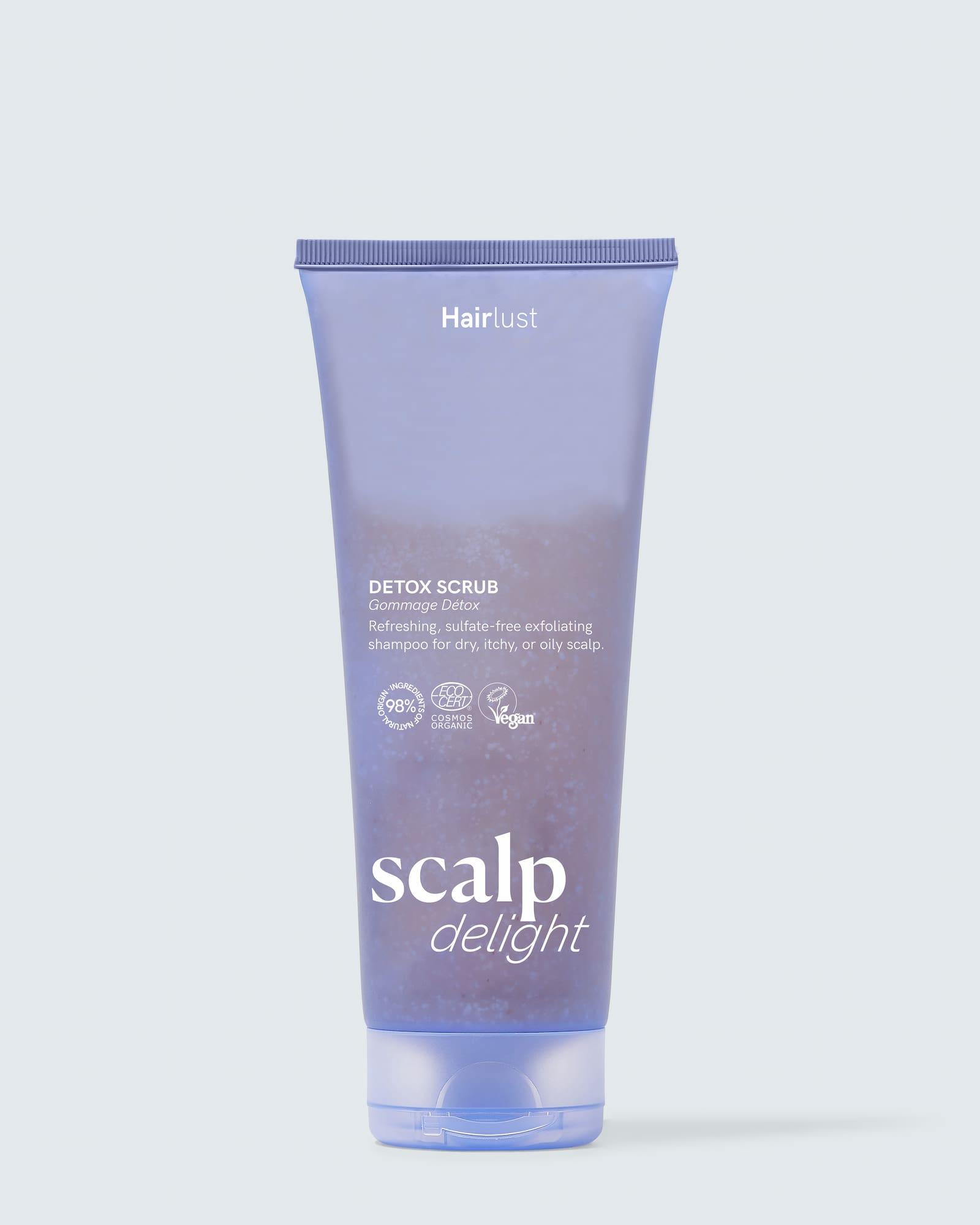 Hairlust Scalp Delight Detox Scrub eksfolierende hodebunnspeeling