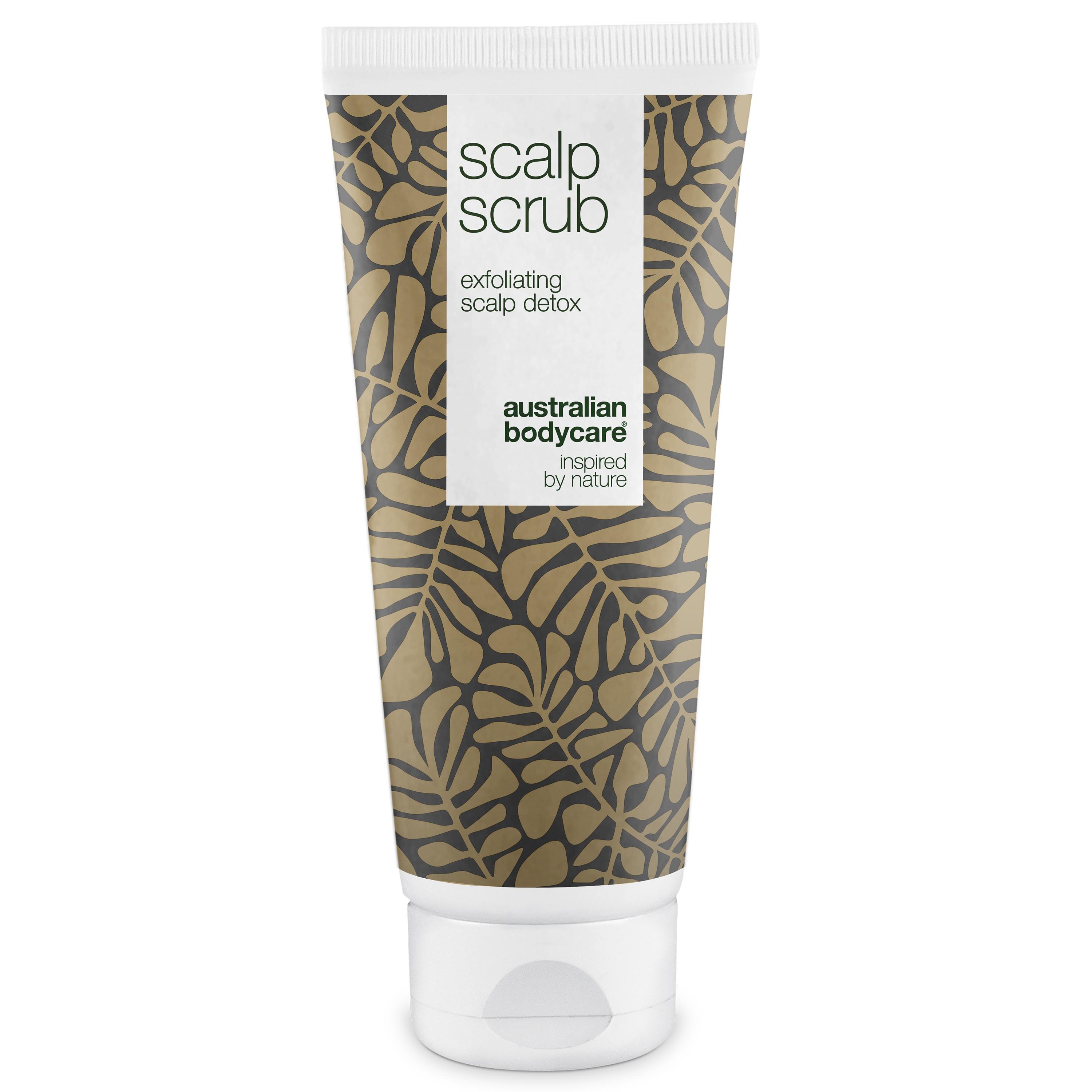 Australian Bodycare Scalp Scrub med Tea Tree Oil for dyprengjøring av fet eller tørr hodebunn