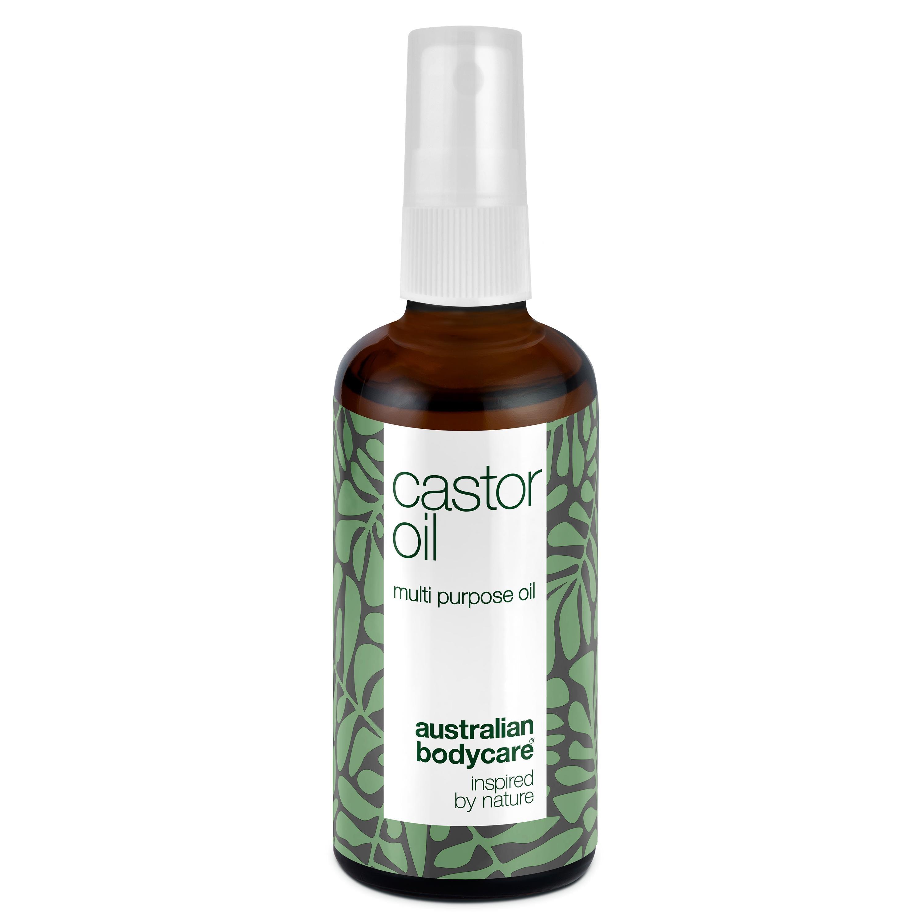 Australian Bodycare Castor Oil i brun glassflaske med pipette