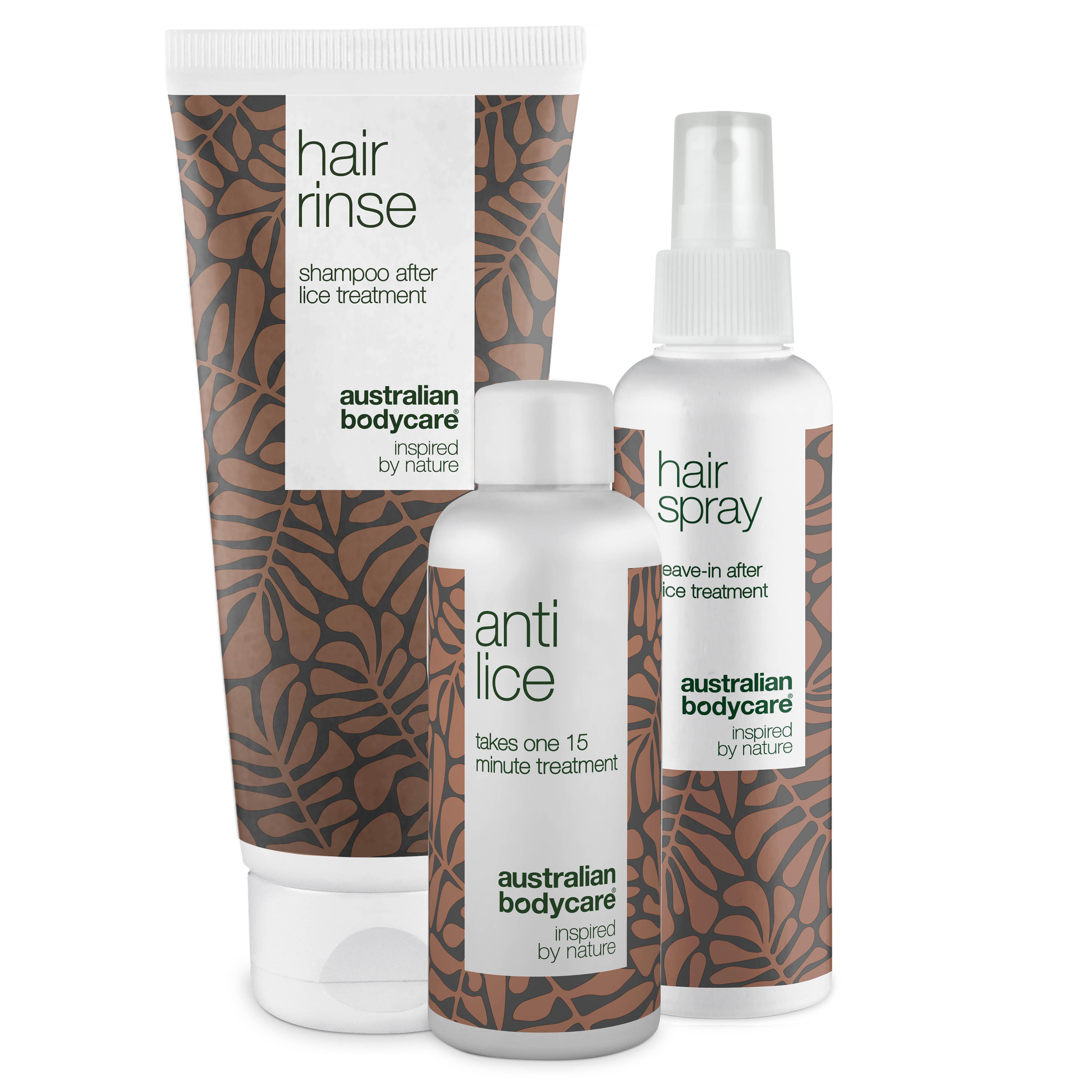Australian Bodycare komplett lusepakke mot hodelus