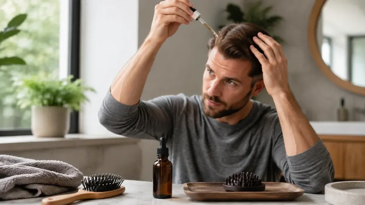 Hårserum og pleieserum for hårvekst og tørre tupper